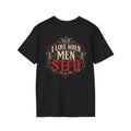 red - I LOVE WHEN MEN STFU shirt