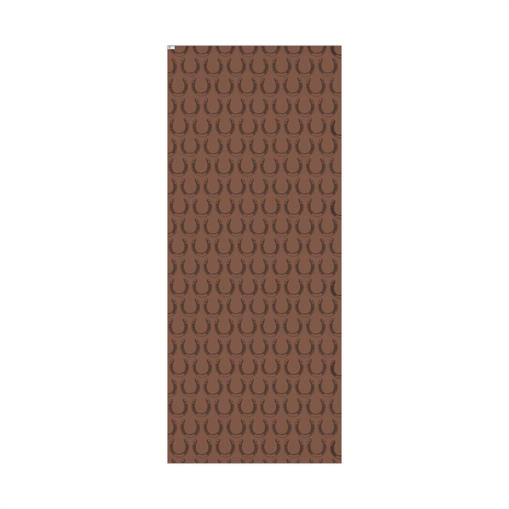 LUCKY × HORSESHOE | Western Wrapping Paper