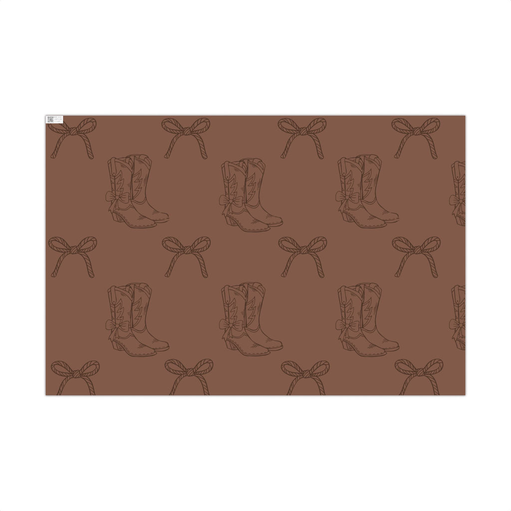 BOOTS × BOWS | Western Wrapping Paper