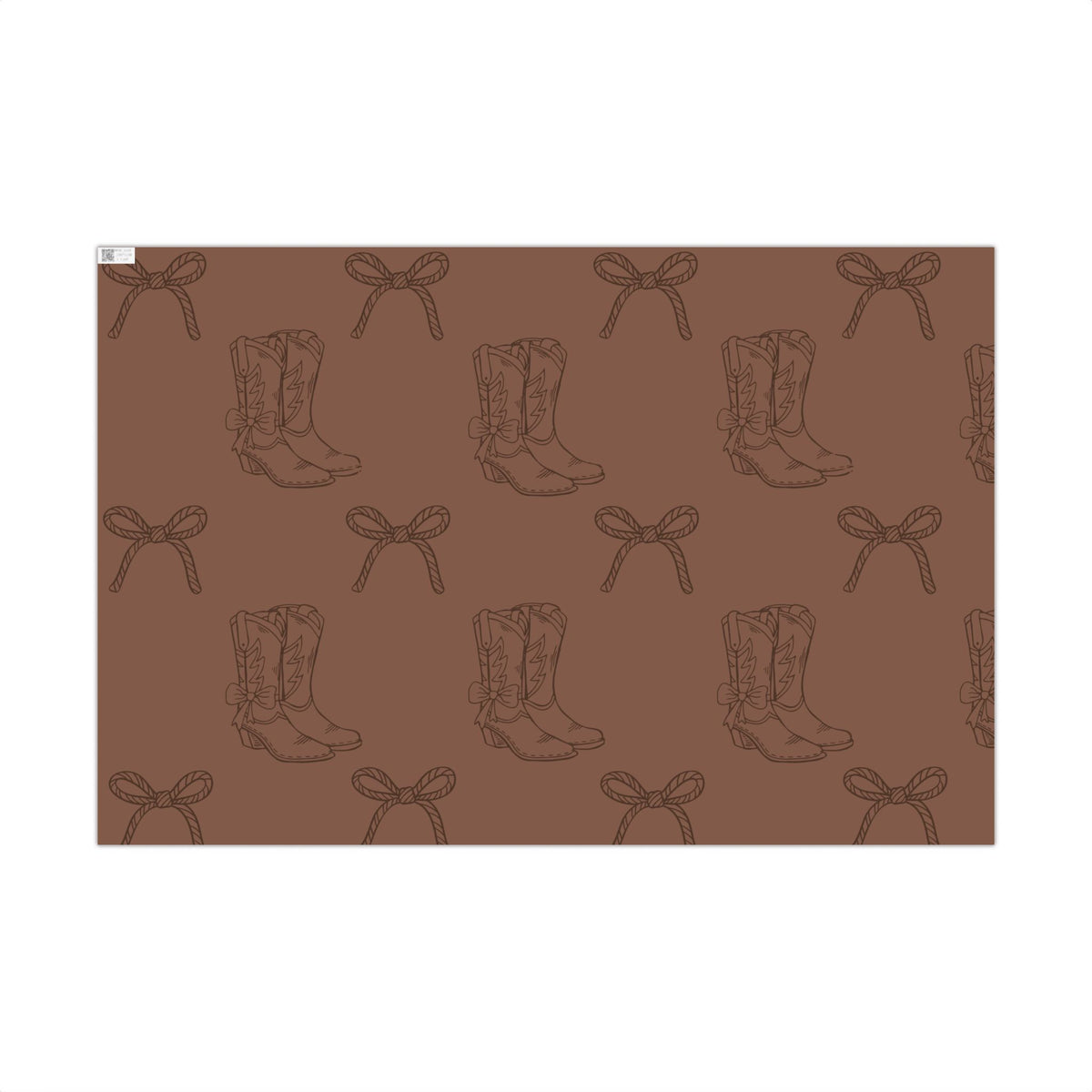 BOOTS × BOWS | Western Wrapping Paper
