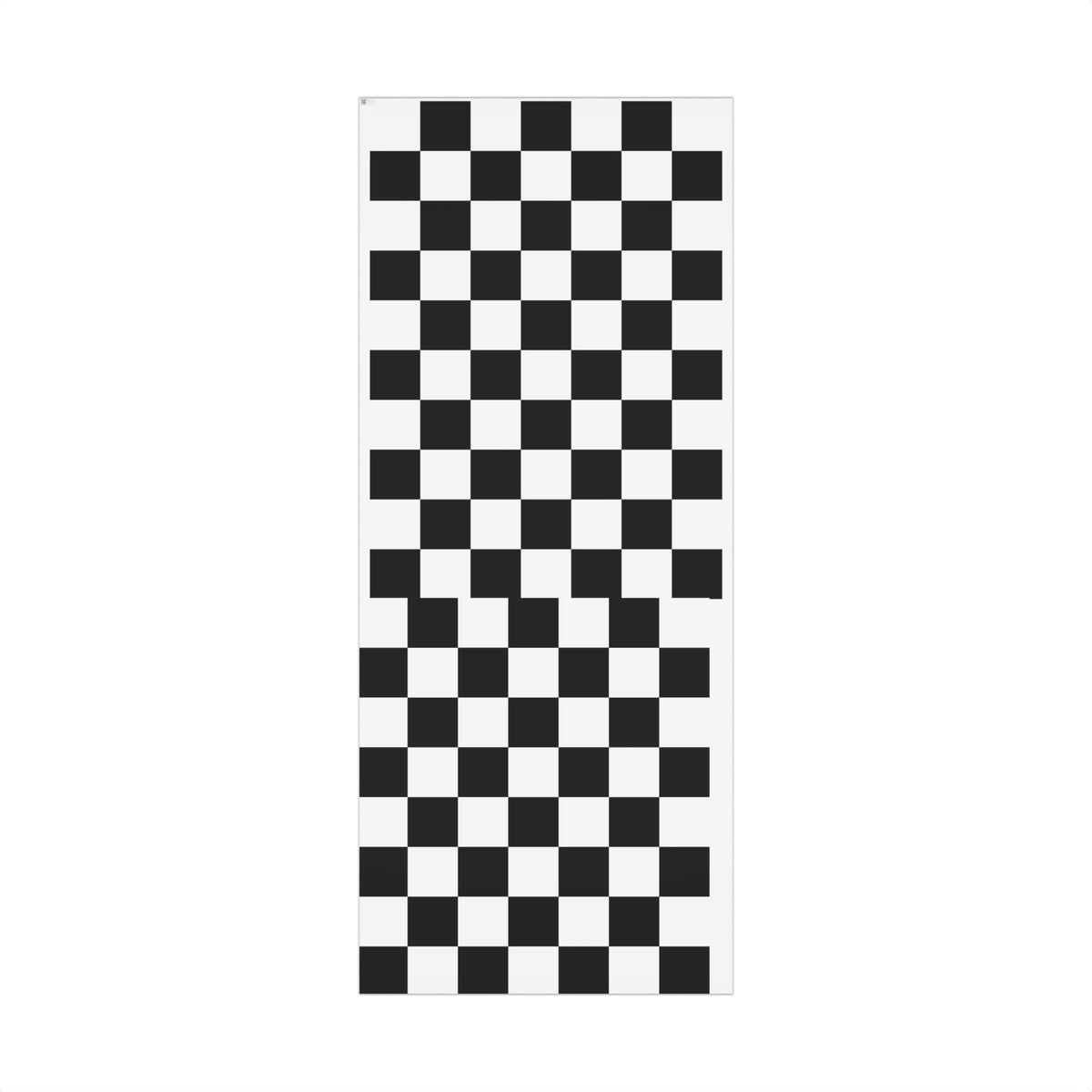 BLACK × WHITE CHECKERED | Wrapping Paper