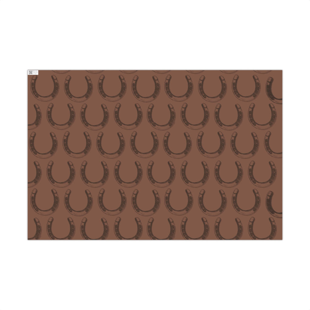 LUCKY × HORSESHOE | Western Wrapping Paper