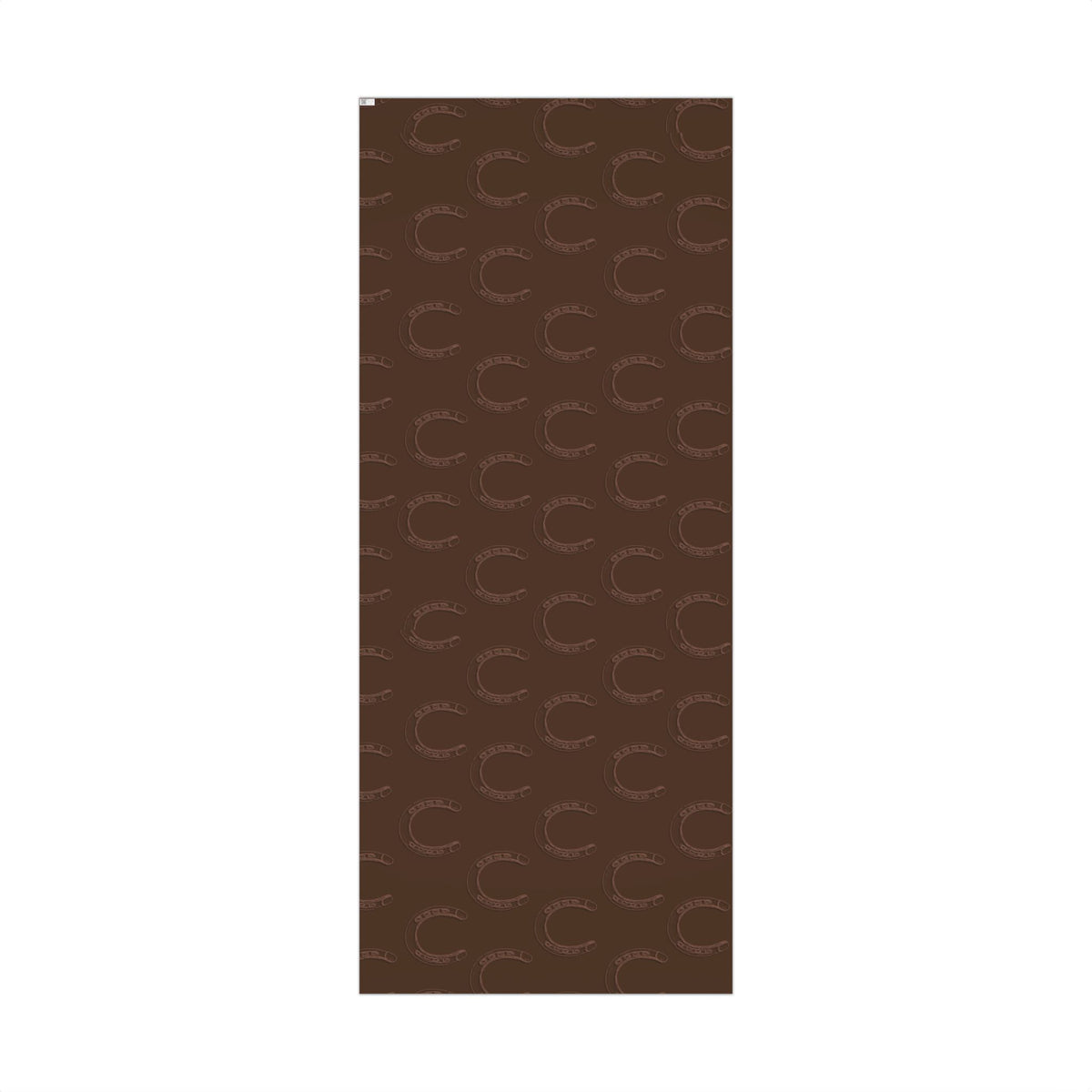 DARK LUCKY × HORSESHOE | Light Brown Western Wrapping Paper