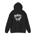 DUALITY | White Butterfly x Luna Moth hoodie