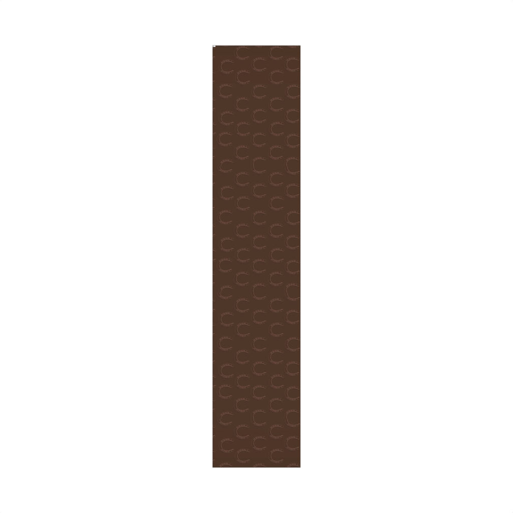 DARK LUCKY × HORSESHOE | Light Brown Western Wrapping Paper