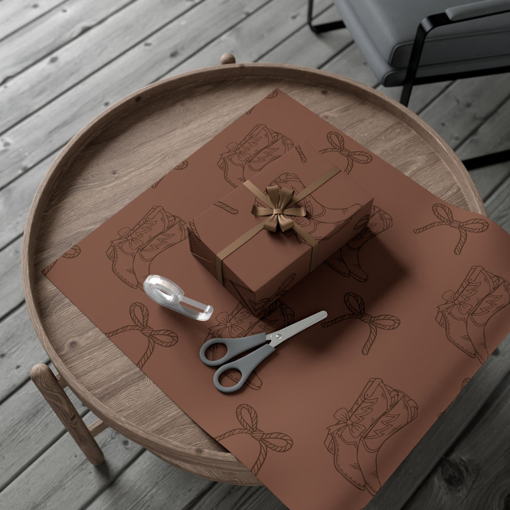 BOOTS × BOWS | Western Wrapping Paper