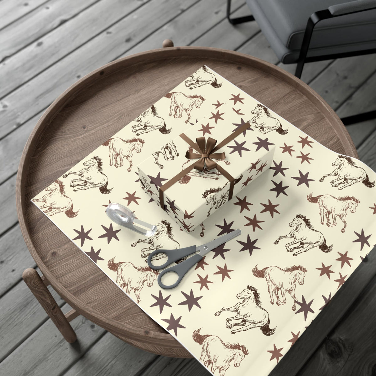 STARS × HORSES | Western Wrapping Paper