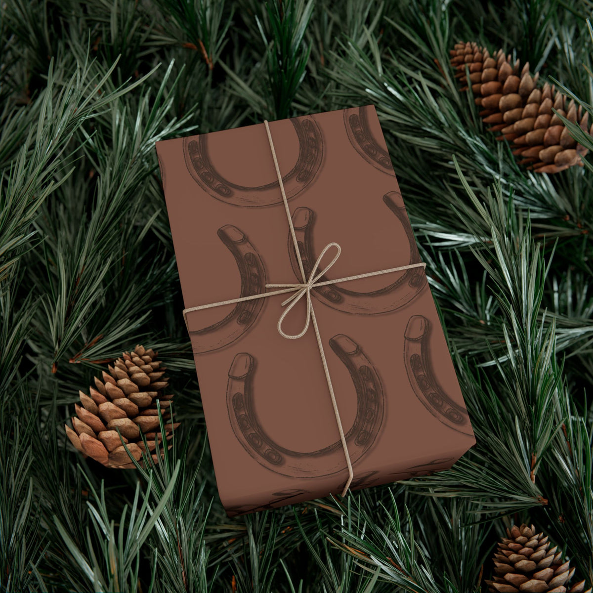 LUCKY × HORSESHOE | Western Wrapping Paper