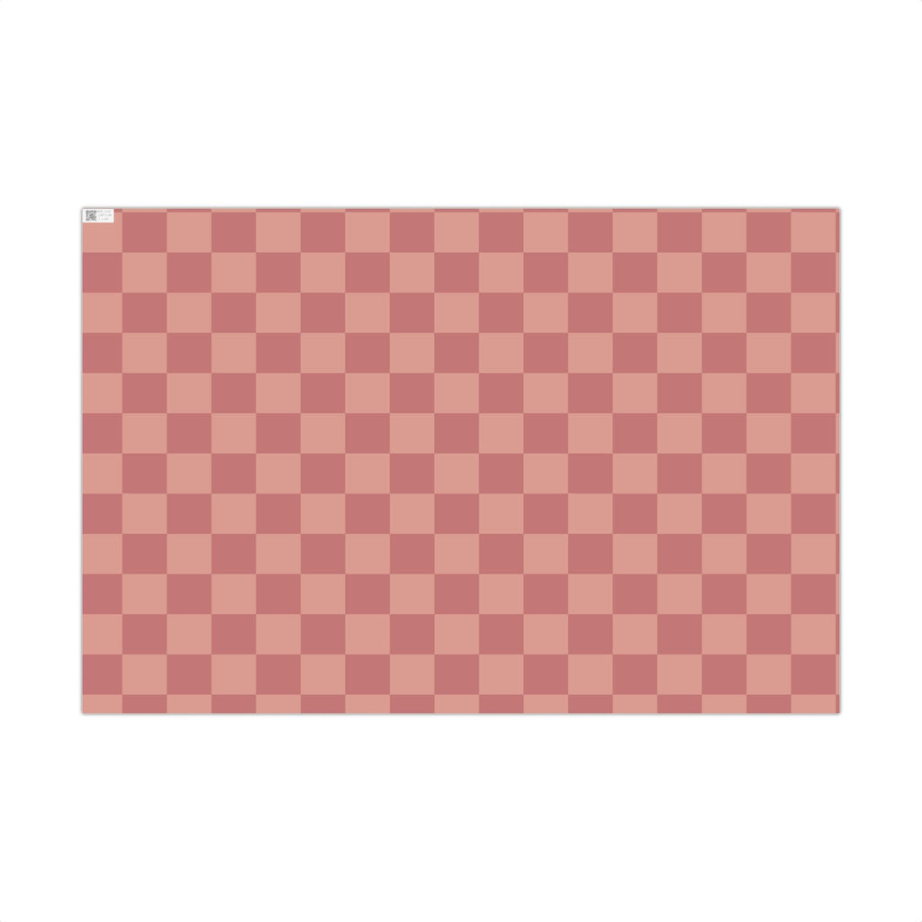 LIGHT PINK × DARK PINK CHECKERED | Wrapping Paper