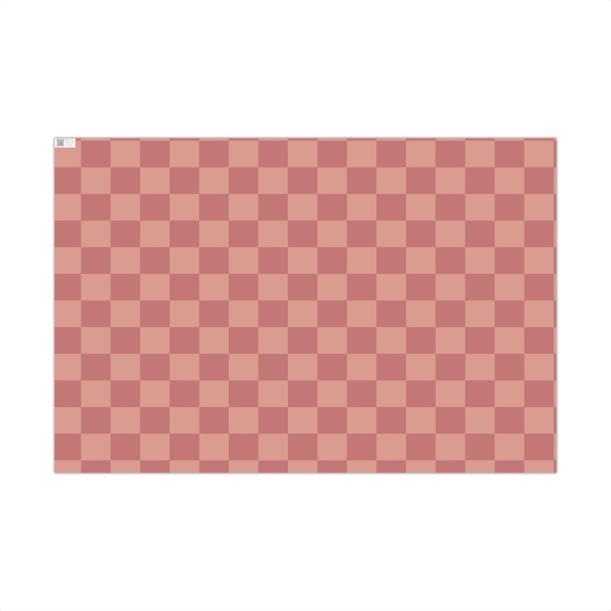 LIGHT PINK × DARK PINK CHECKERED | Wrapping Paper