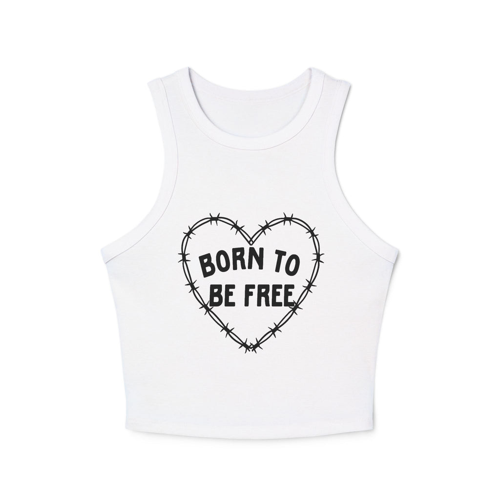 Born to Be Free Racer Tank Top