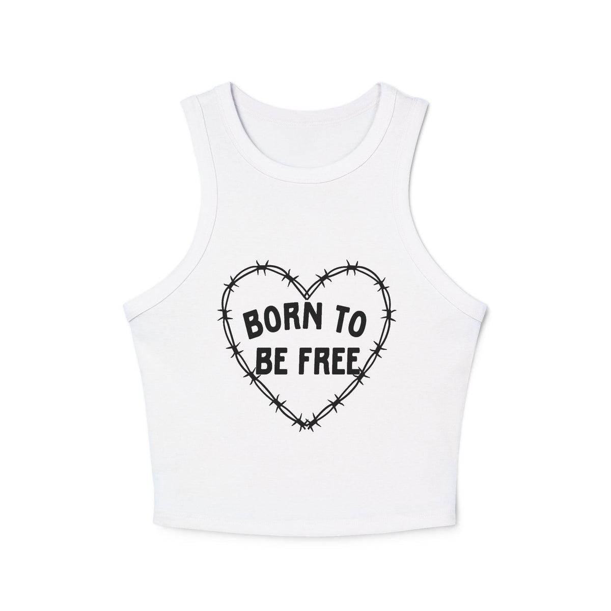 Born to Be Free Racer Tank Top