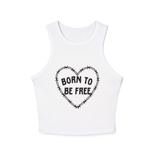 Born to Be Free Racer Tank Top