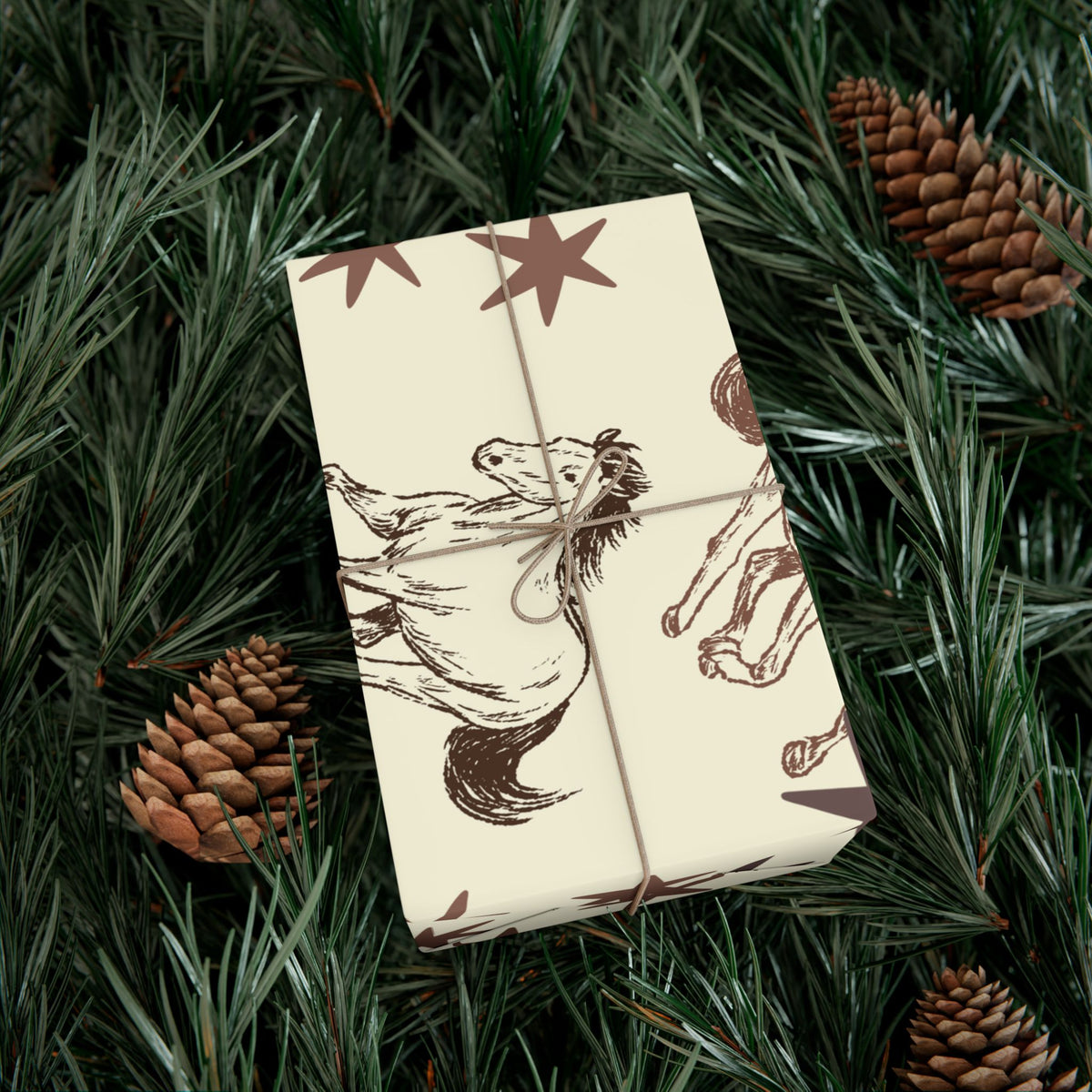 STARS × HORSES | Western Wrapping Paper