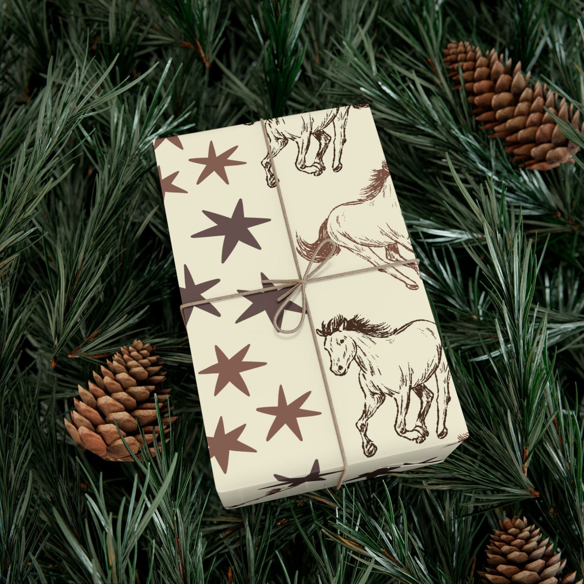 STARS × HORSES | Western Wrapping Paper