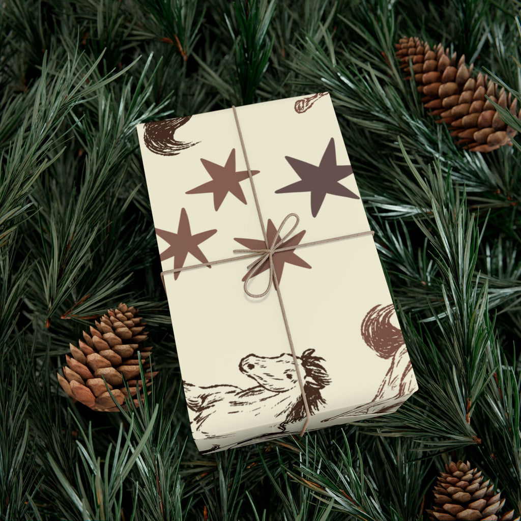 STARS × HORSES | Western Wrapping Paper